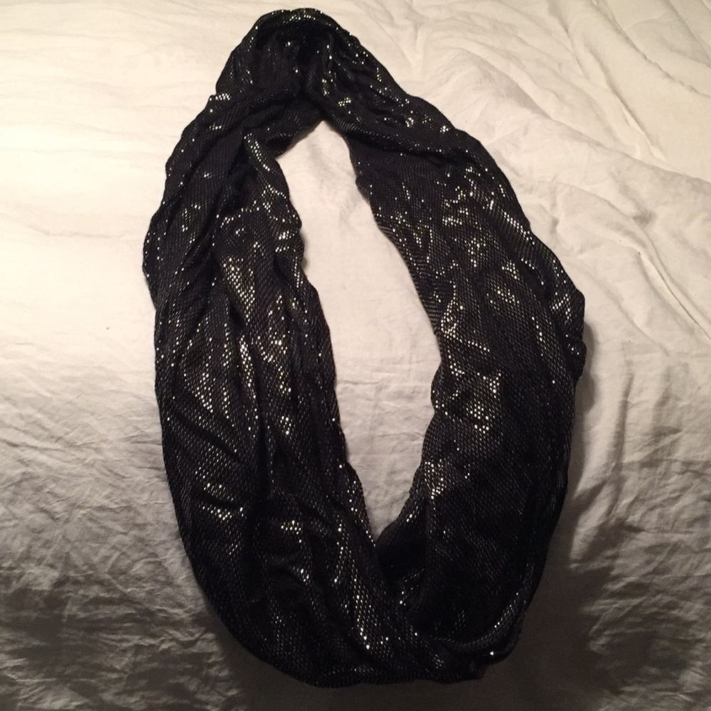 Black sparkly scarf